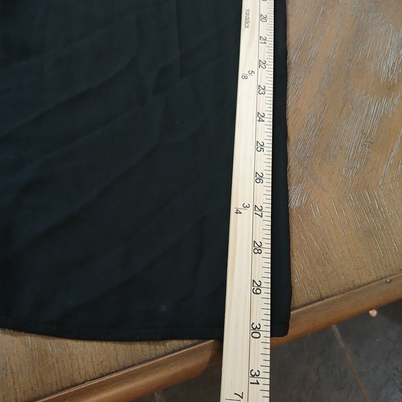 Blashe Jumpsuit Black Sz S Lace Cut Out Wide Leg Lined Adjustable Straps - Picture 12 of 13